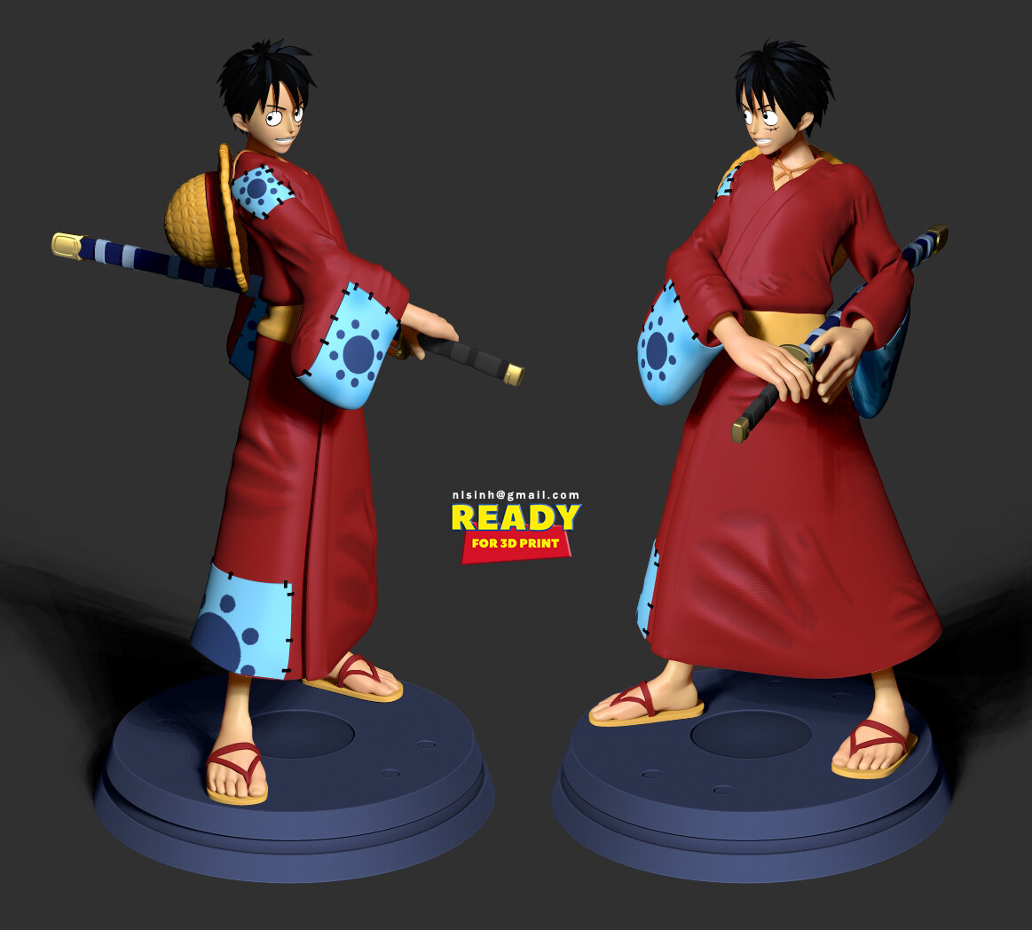 ArtStation - wano luffy