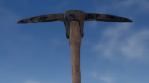 Rusty Mining Pickaxe