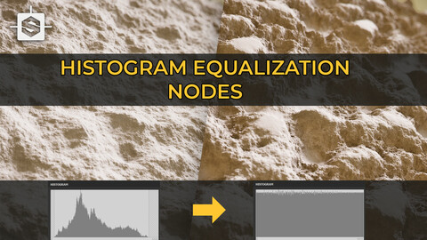 Histogram equalizer | 3 nodes | Substance Designer