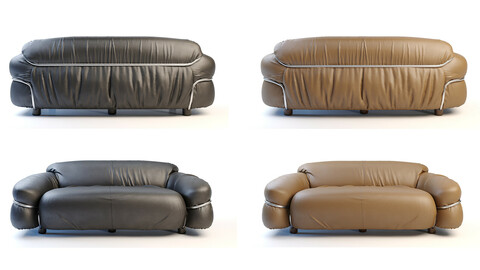 Sesann sofa's Cassina 3D Model