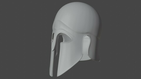 Greek helmet for 3d printing