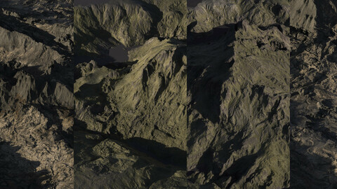 45 Rocky landscapes  | 8K | 32 bit