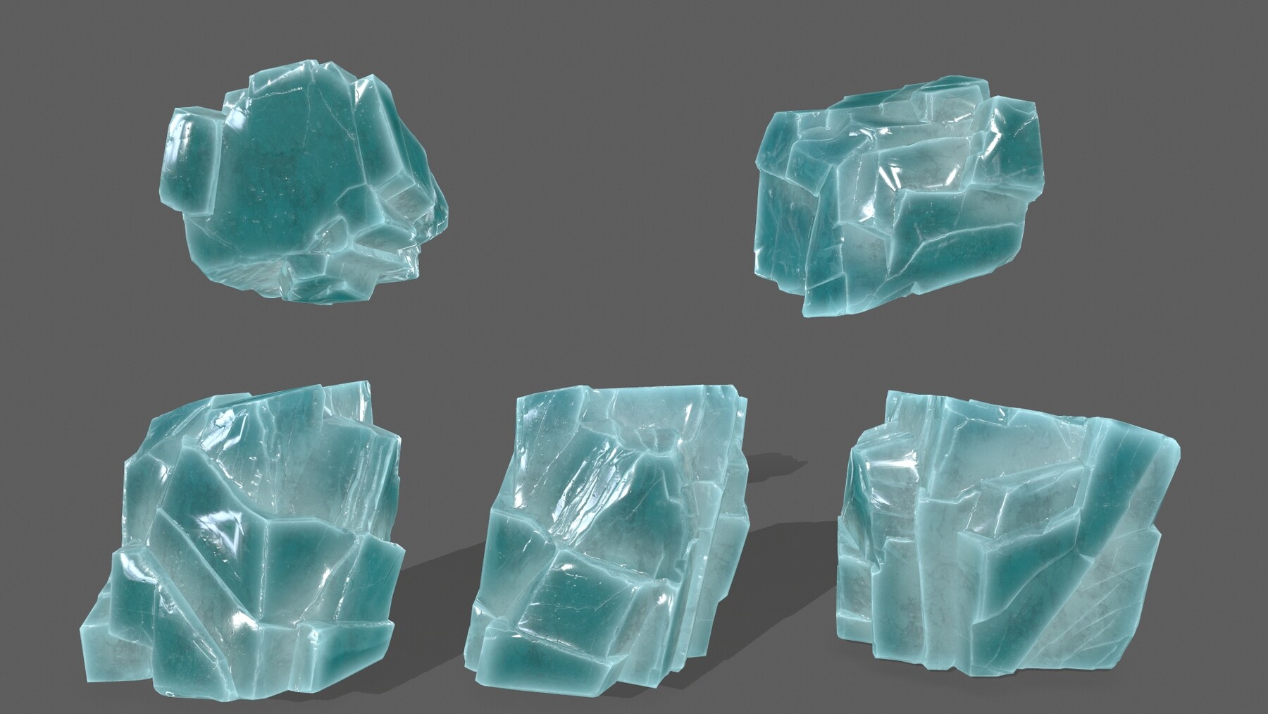 Ice set. Ice 3d model. N 811 Cobble Ice. Ice Rocks Sharp.