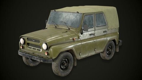 UAZ Hunter Game-Ready Real-Time