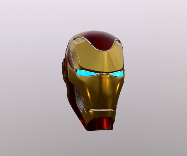 ArtStation - IronMan Mark 50 Helmet | Game Assets