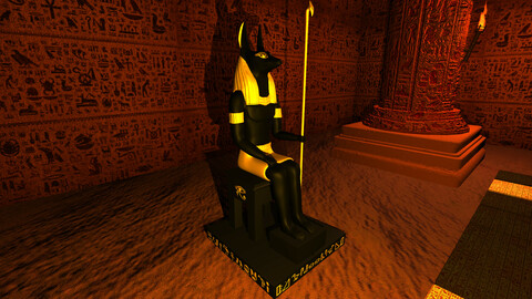 Anubis God Sculpture