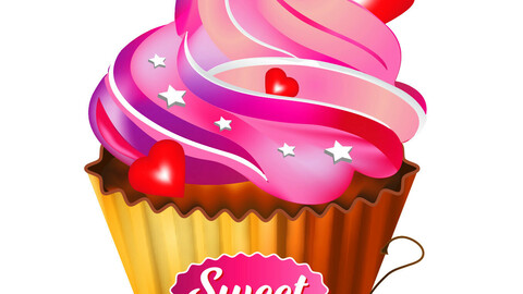cupcake vector graphics