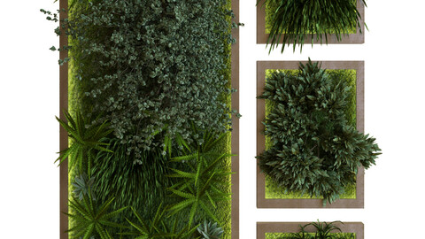 green wall set 039