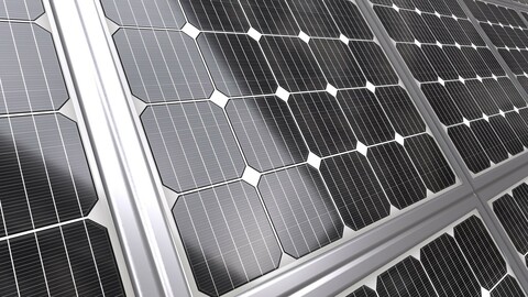 Solar_Panel Pbr Material