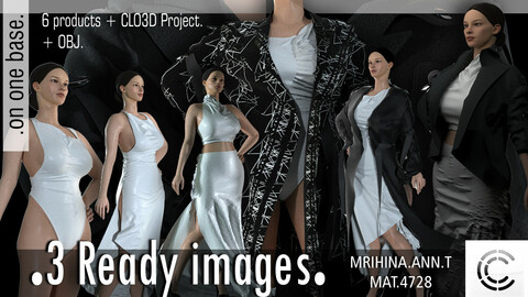 3 .Ready images. CLO3D + MD.