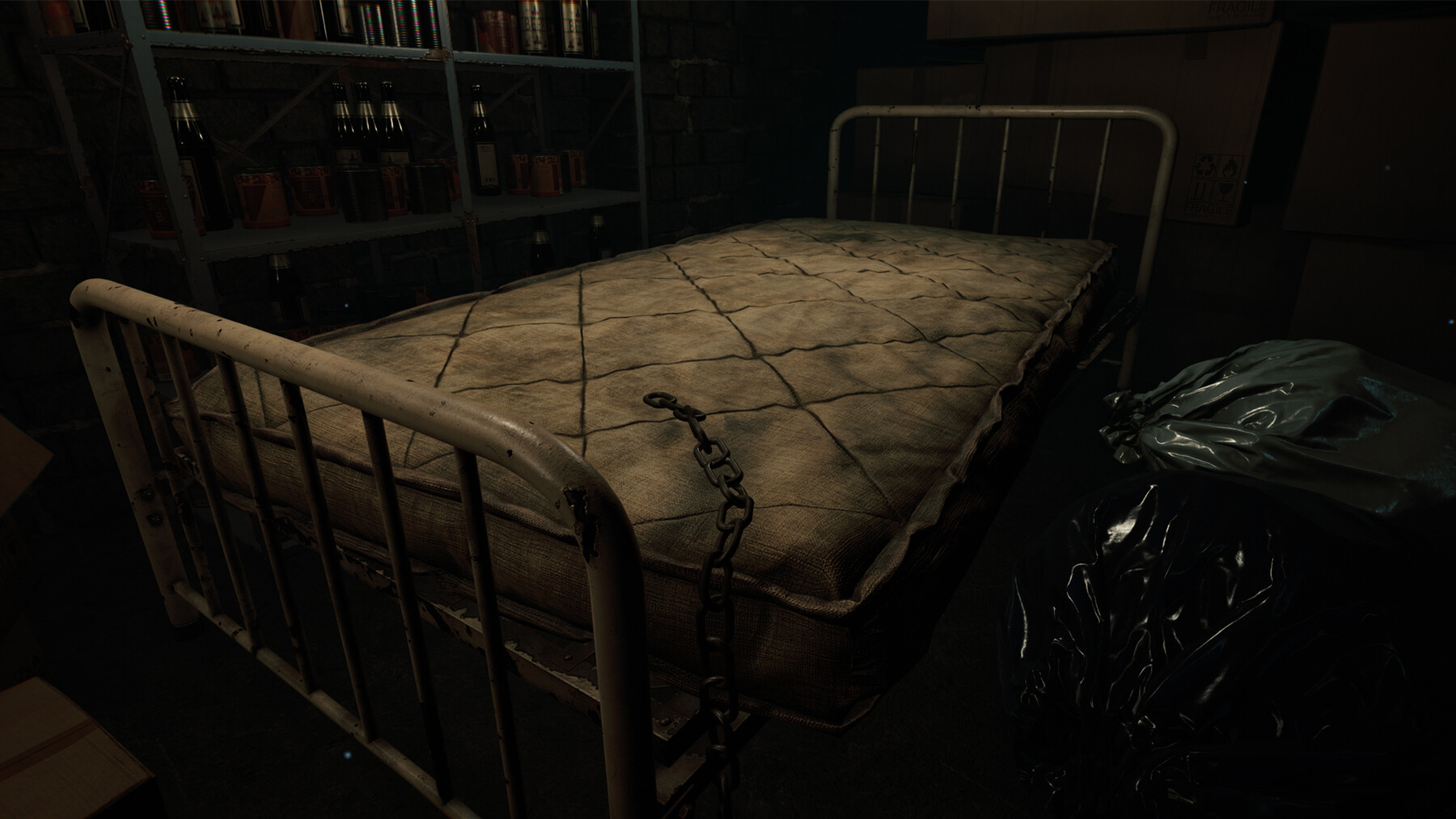 ArtStation - Old Bed Frame - (Horror Corridor)