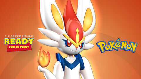 Cinderace - Pokemon Fanart