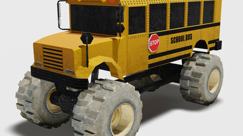 School Bus Monster Truck