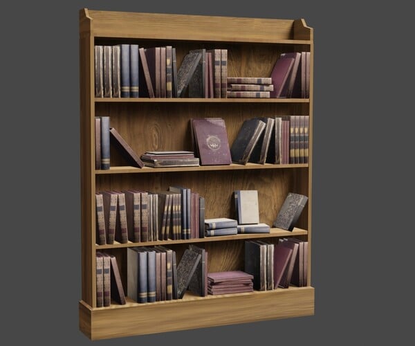 ArtStation - Bookcase | Game Assets