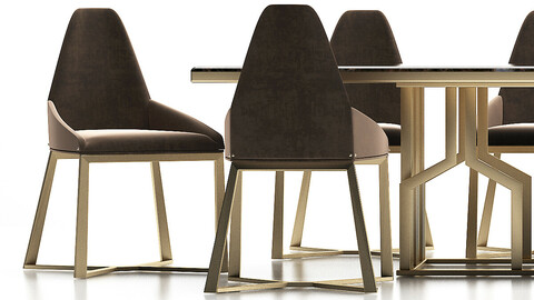 Coleccion 3- Table and Chairs 3d