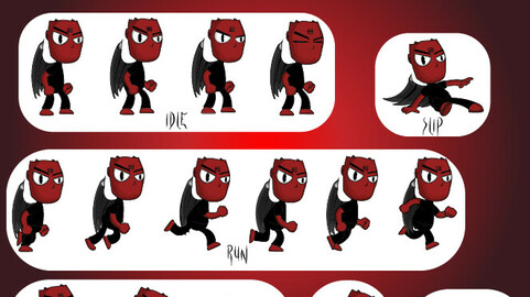 Personagem sprite completo