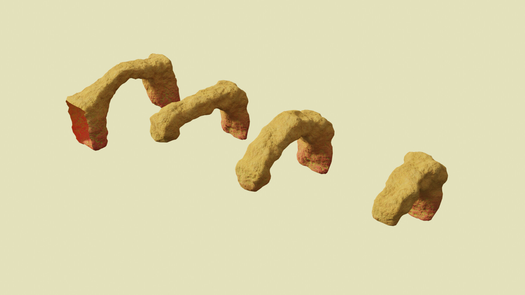 ArtStation - Environmental Funky Rocks Vol.5 - Game Ready and PBR ...