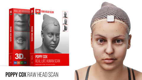 Poppy Cox Raw 3D Head Scan