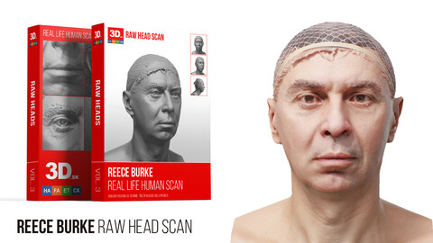 Reece Burke Raw 3D Head Scan