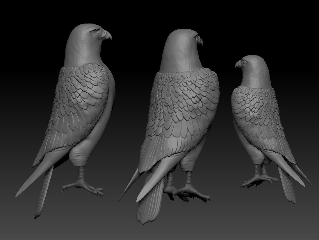 Artstation Bird Model Detail Resources