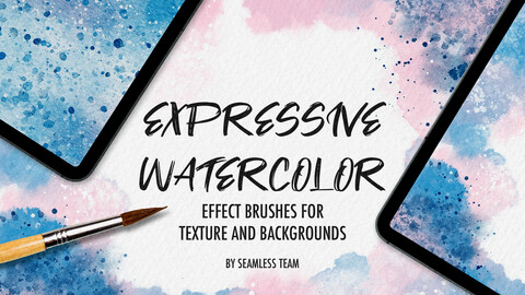 EXPRESSIVE WATERCOLOR BRUSHES FOR PROCREATE