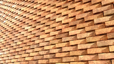 Lattice Brick-03-PBR Material-2K-4K