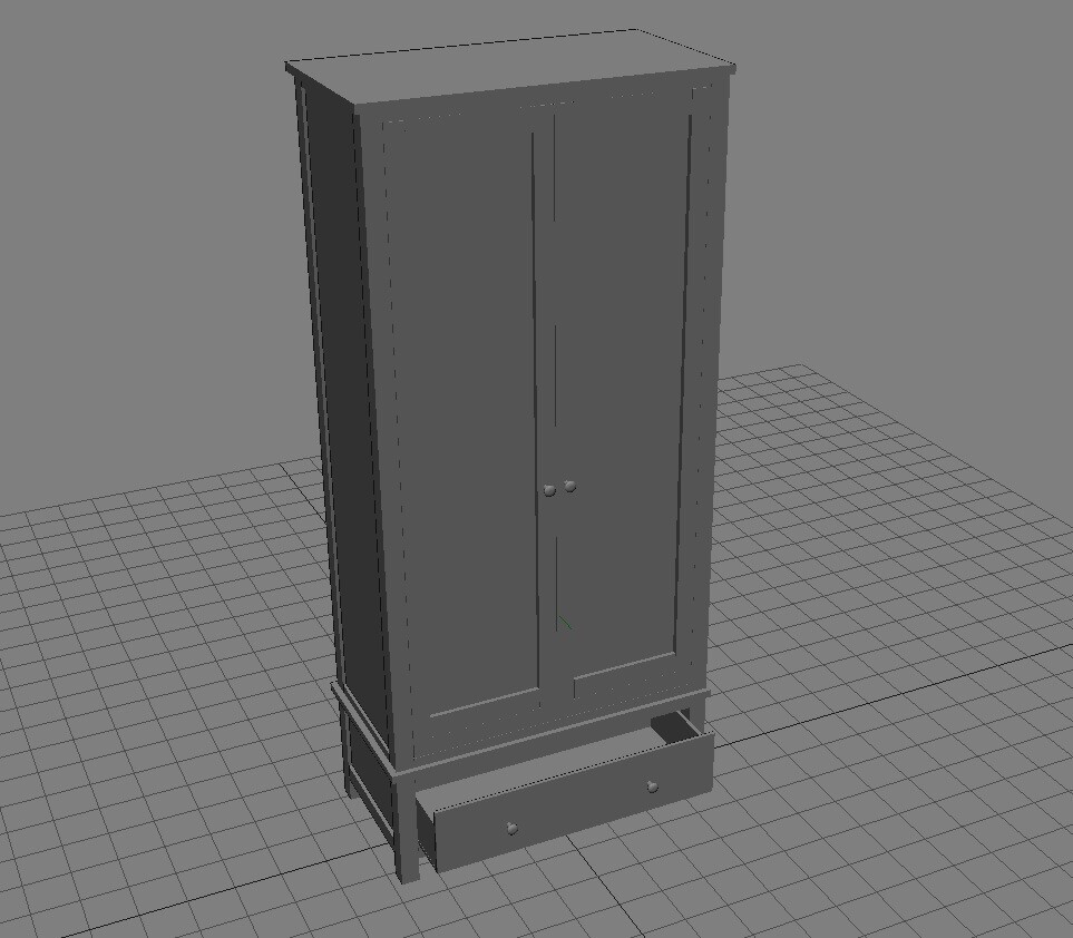 ArtStation Wardrobe Game Assets