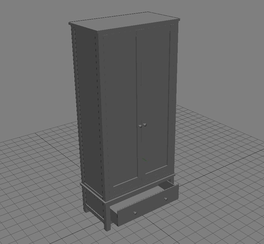 ArtStation Wardrobe Game Assets