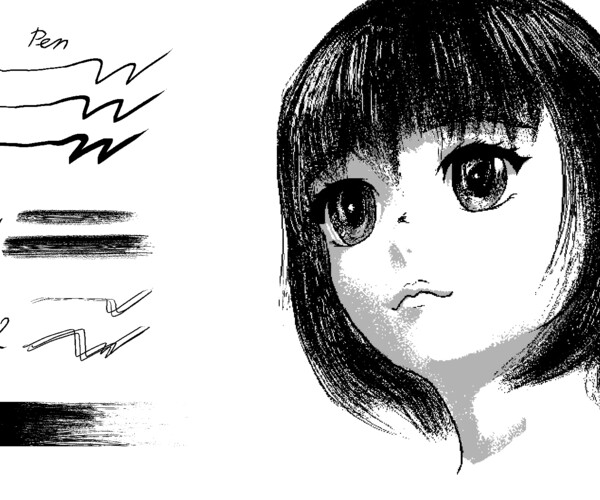 ArtStation Manga INK [ Easy Hair Brush + Pen ] [ Clip Studio ] Brushes