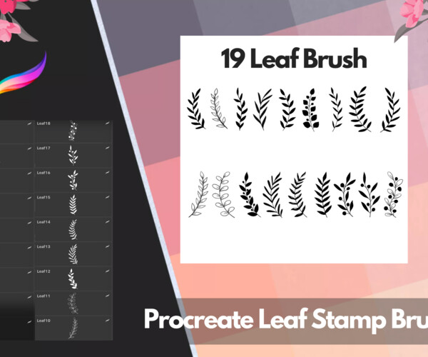 ArtStation - Dried plants - 10 stamps procreate