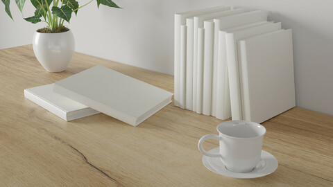 minimal workspace. wall concept template.