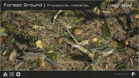 Forest ground - procedural material