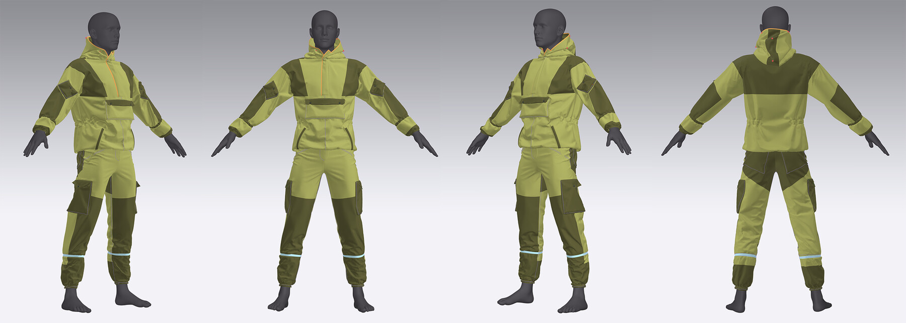 ArtStation - Tactical uniform “Gorka”. MD/Clo3d project + OBJ + .BLEND ...