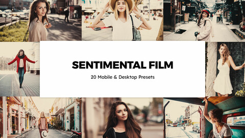 20 Sentimental Film LUTs and Lightroom Presets