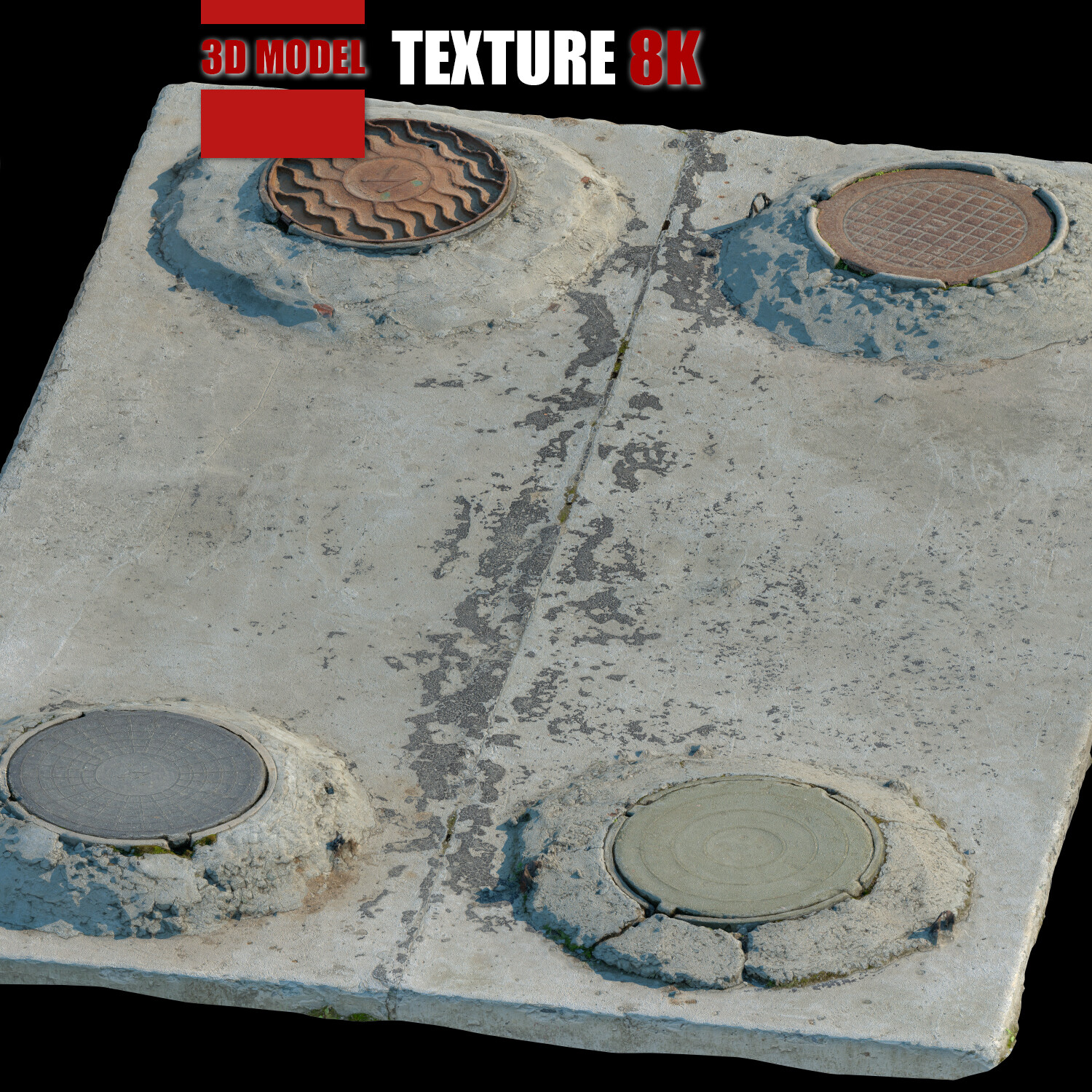 ArtStation Sewer Manholes 194 Resources   File 