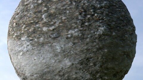 Ice And Gravel Ground 3 PBR Material