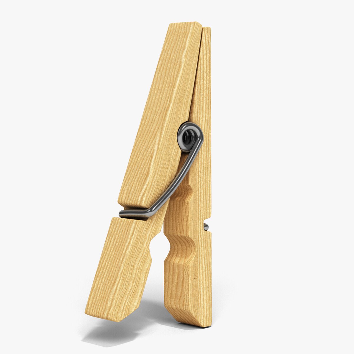 ArtStation - Wooden clothespin