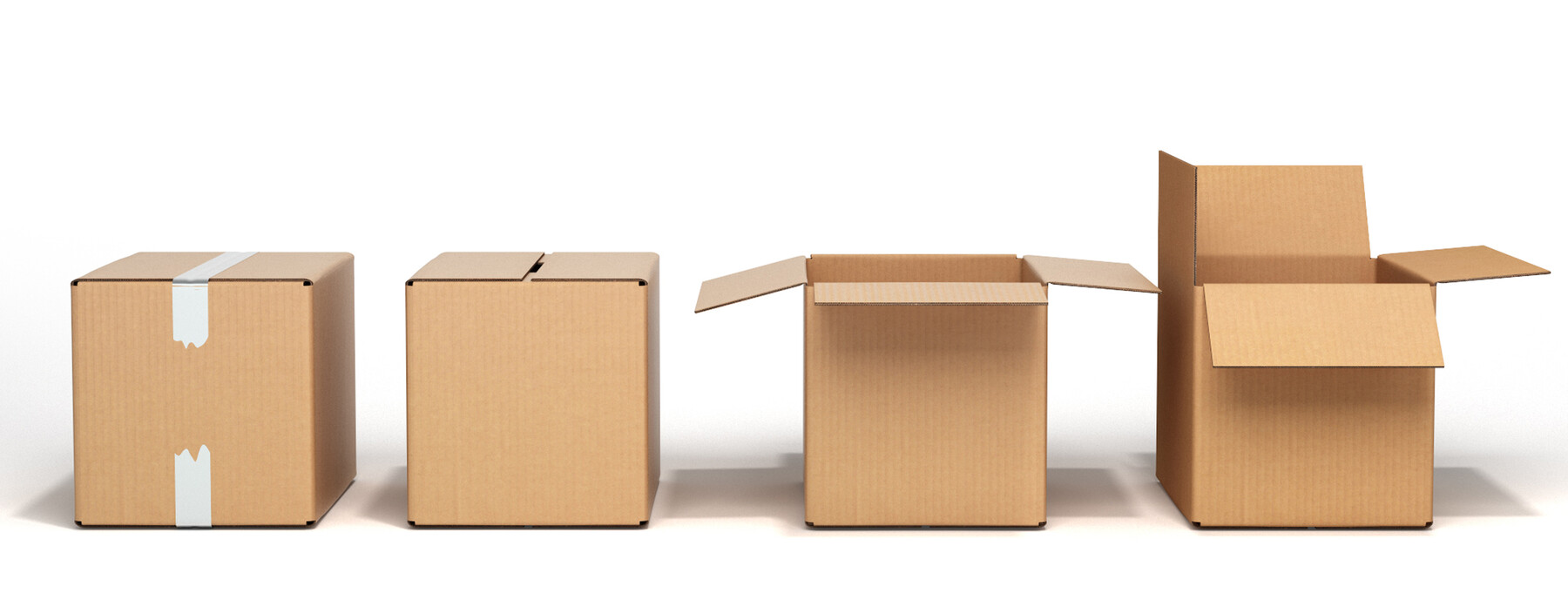 Full object. Коробка 3д модель. Cardboard Box 3d model. Модель коробки 3ds Max.