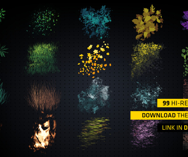 ArtStation Nature Master for Procreate Brushes