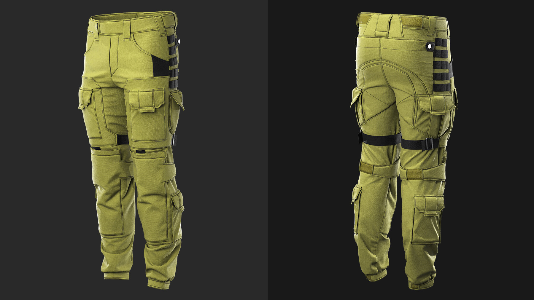 ArtStation - Military tactical pants / Uniform / Soldier / Marvelous ...