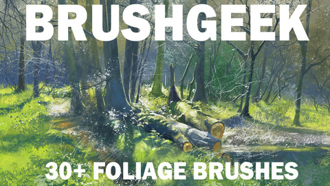 Brushgeek Foliage brushes for PS