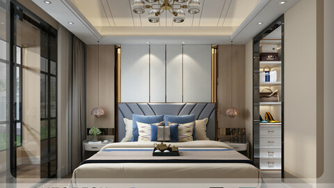 Interior - Modern Style Bedroom - 582