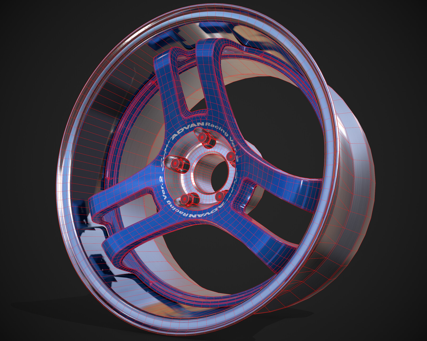 ArtStation - Yokohama Advan Super Racing Ver-2 | Game Assets