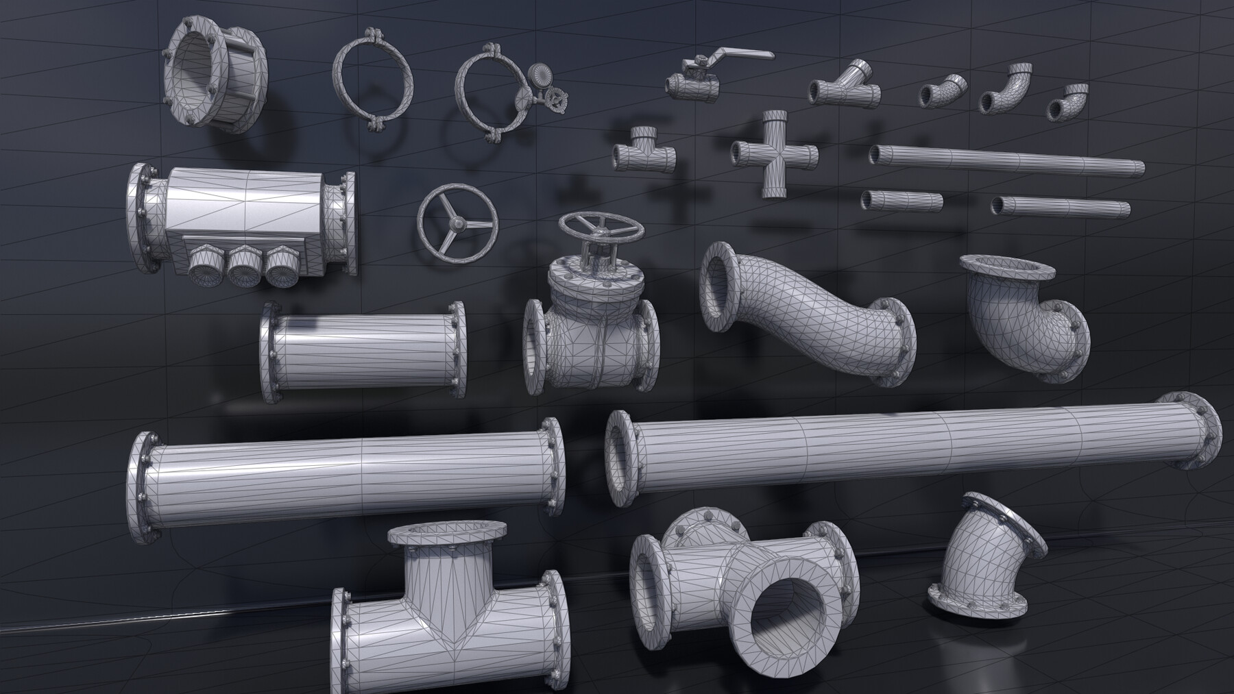 ArtStation - Pipe Kit | Game Assets