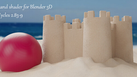 Procedural Sand Material For Blender 3d. Cycles 2.82-9