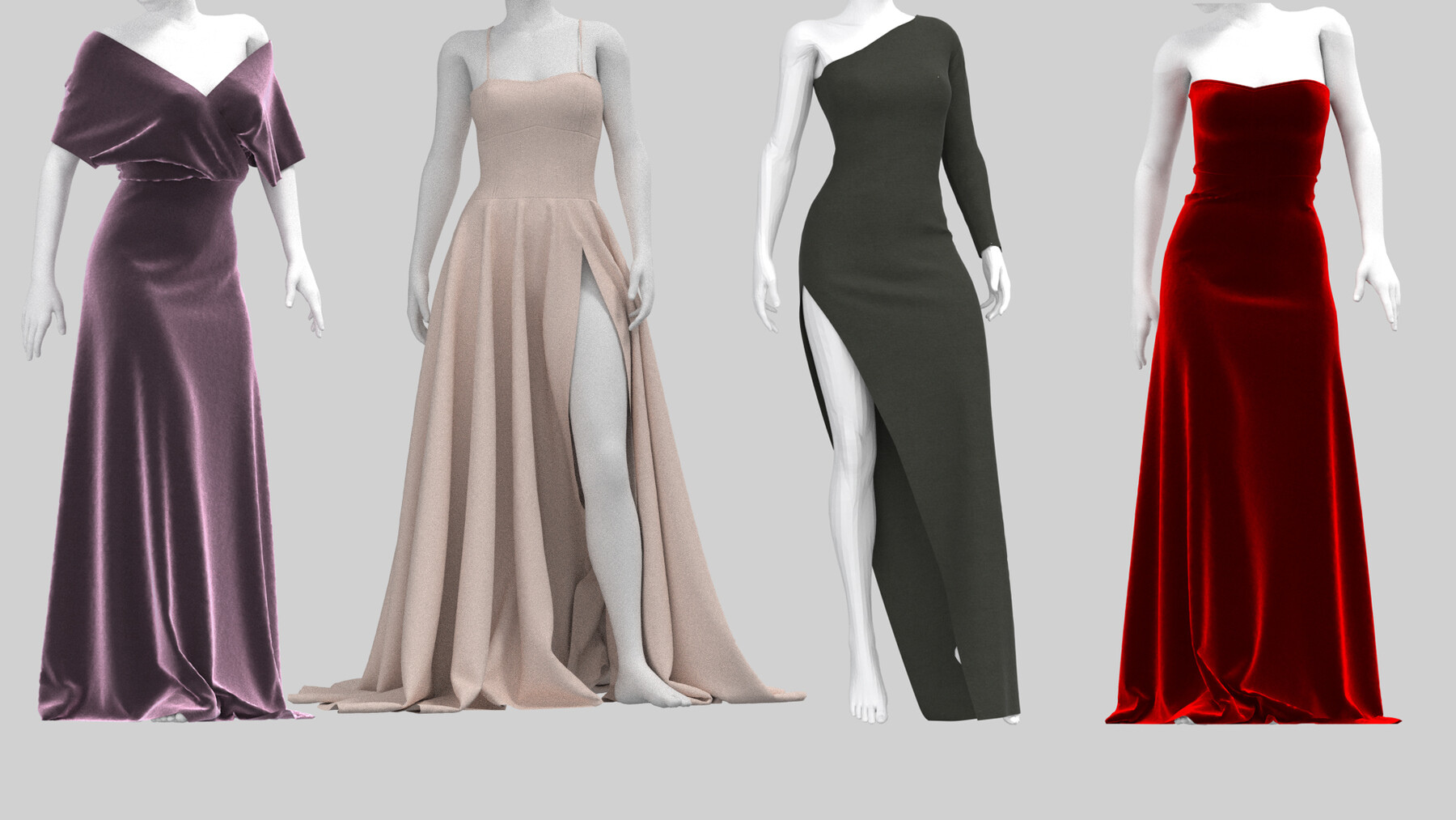 ArtStation - Collection Of Dresses | Game Assets