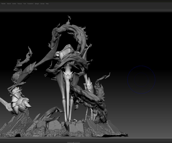 ArtStation Fire spirit Shaman King Resources