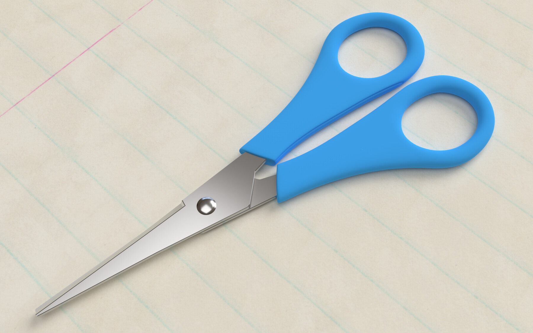 ArtStation 3D Scissor and Paper PBR for Blender Cinema4D Other