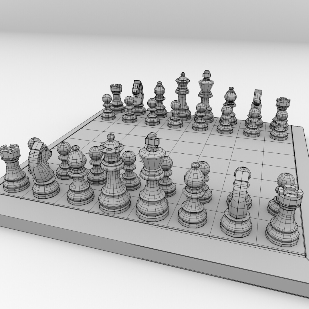 3d models chess