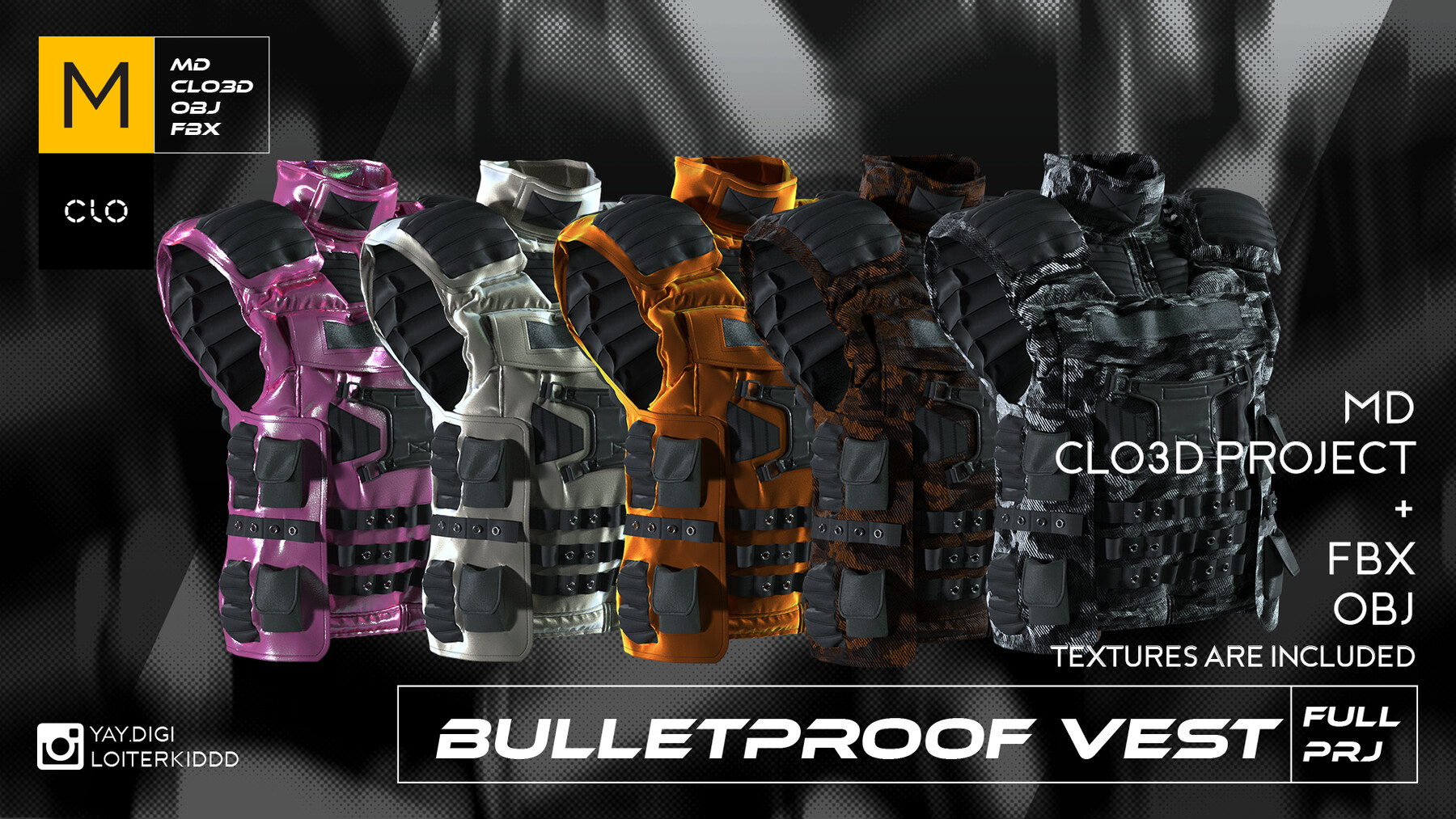 ArtStation - Bulletproof Body Armor (Bulletproof Vest) | Resources